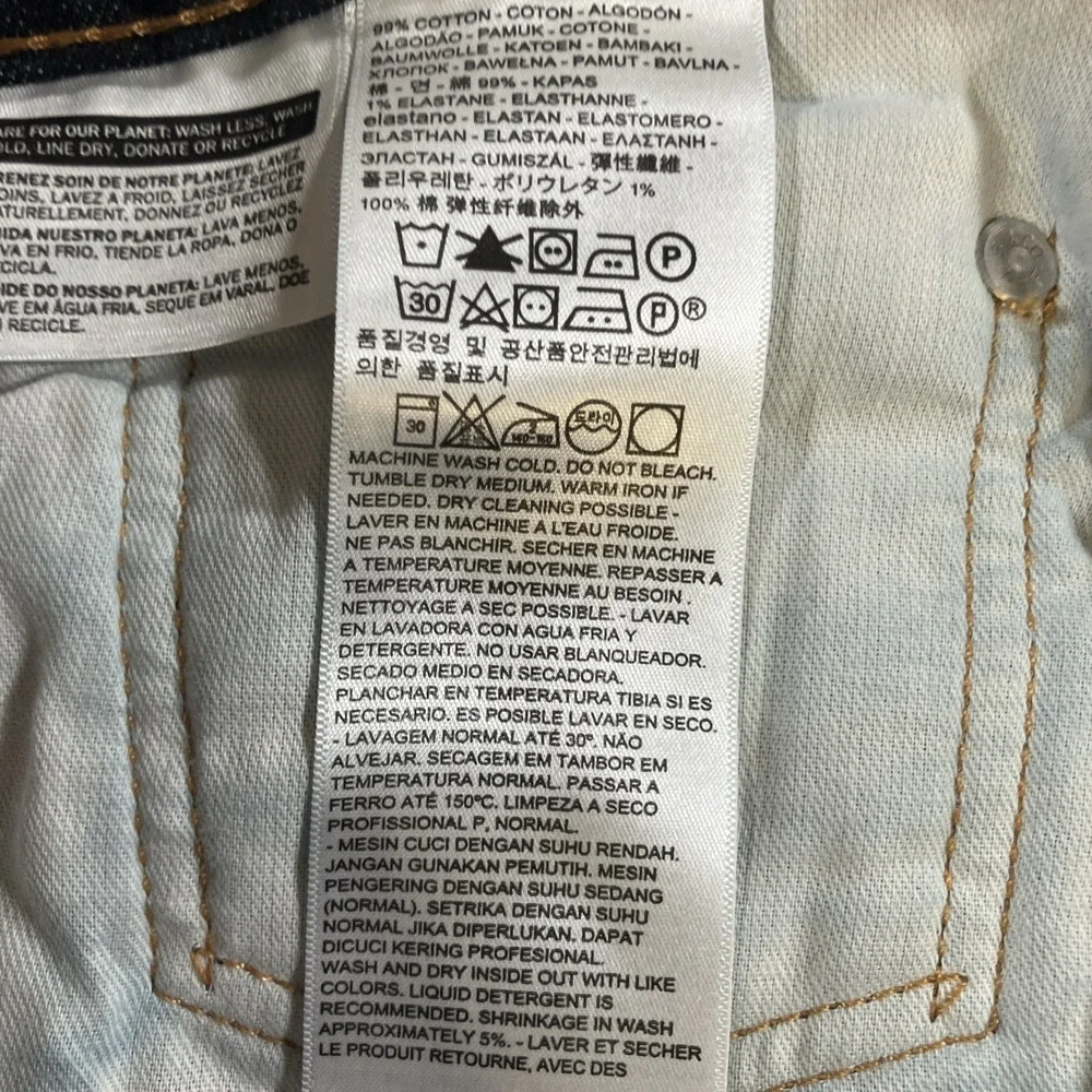 Levi's 541 Jeans‎ Mens 40x30 Dark Wash Athletic Taper Stretch Denim